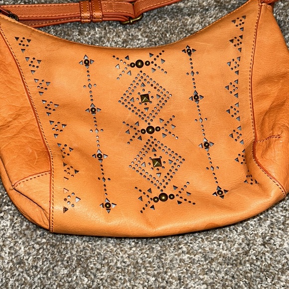 Lucky Brand Bags Lucky Brand Leather Crossbody Boho Studded Purse Poshmark